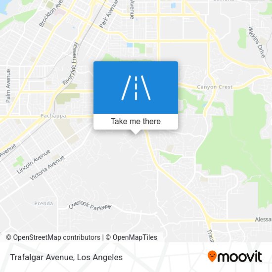Trafalgar Avenue map