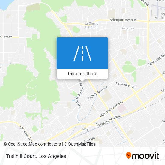 Mapa de Trailhill Court