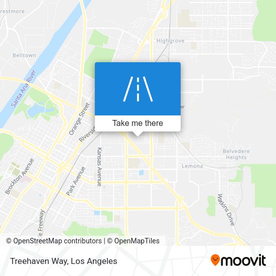 Mapa de Treehaven Way