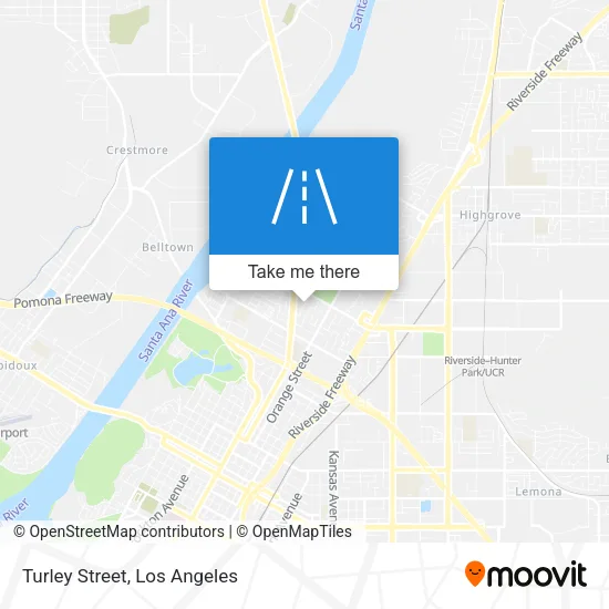 Turley Street map