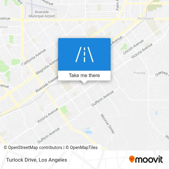 Turlock Drive map