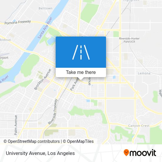Mapa de University Avenue