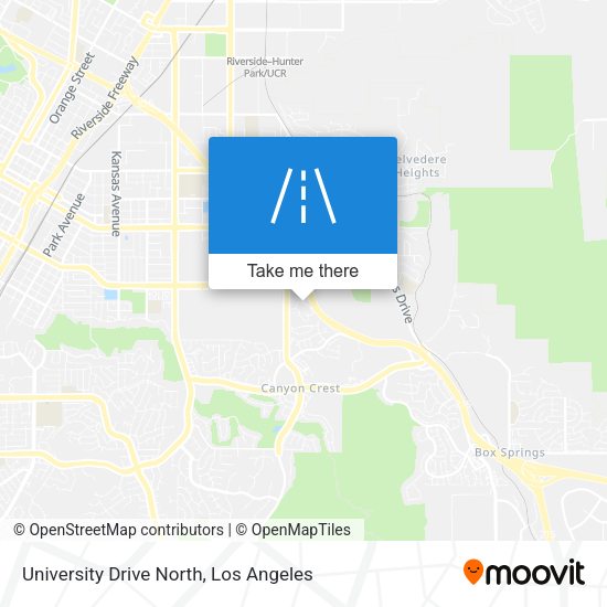 Mapa de University Drive North