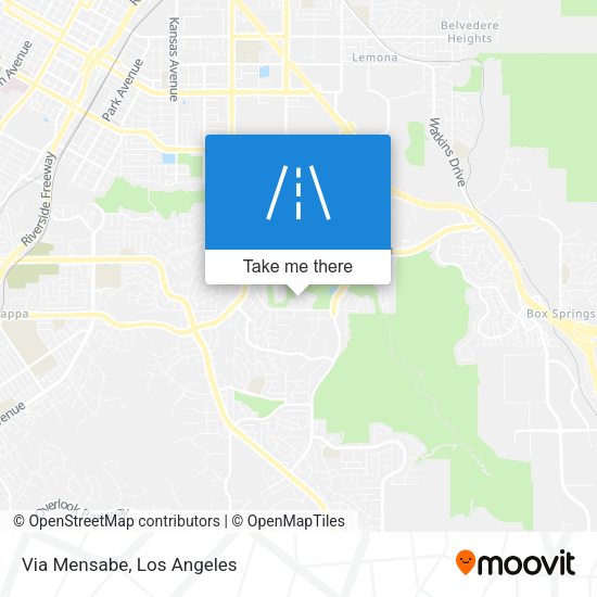 Mapa de Via Mensabe