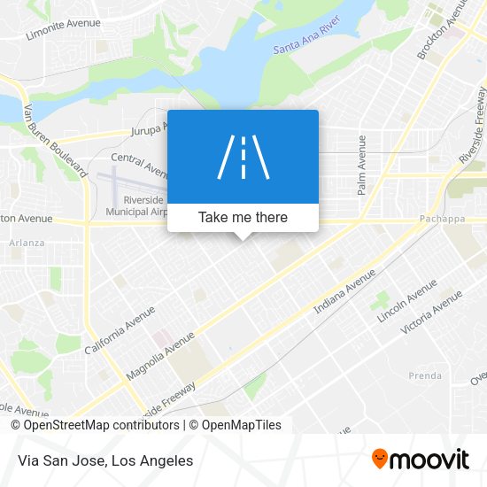 Via San Jose map