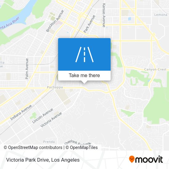 Mapa de Victoria Park Drive