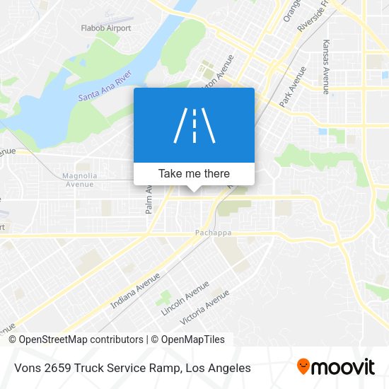 Vons 2659 Truck Service Ramp map
