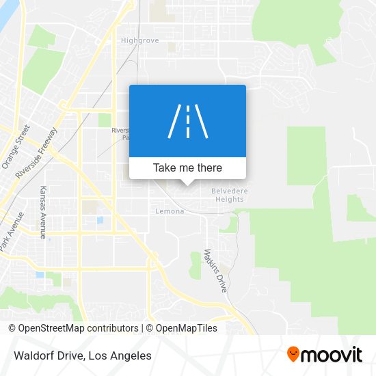 Mapa de Waldorf Drive