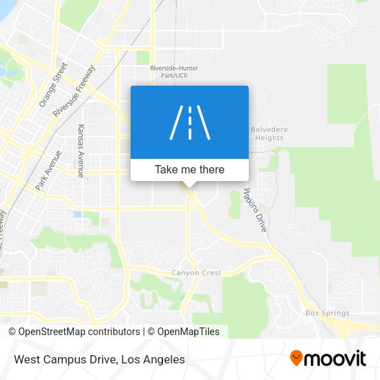 West Campus Drive map