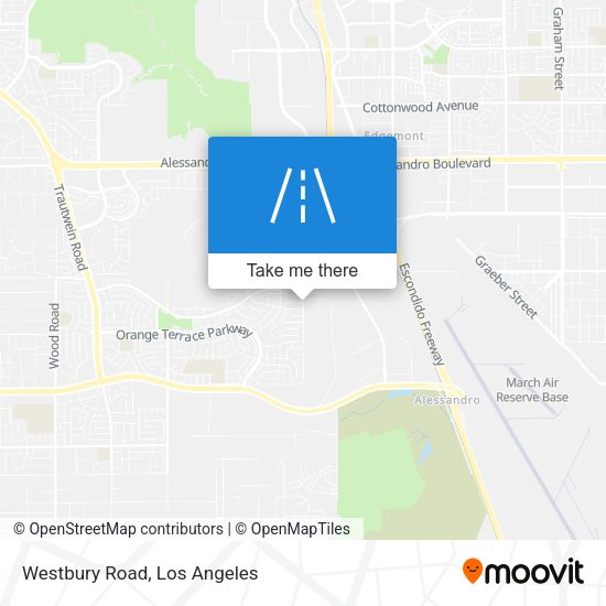 Mapa de Westbury Road