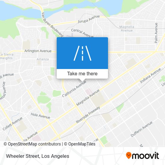 Mapa de Wheeler Street