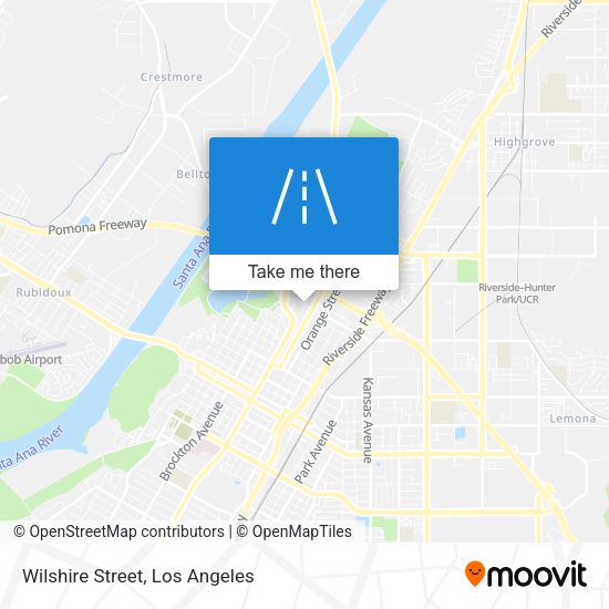 Mapa de Wilshire Street