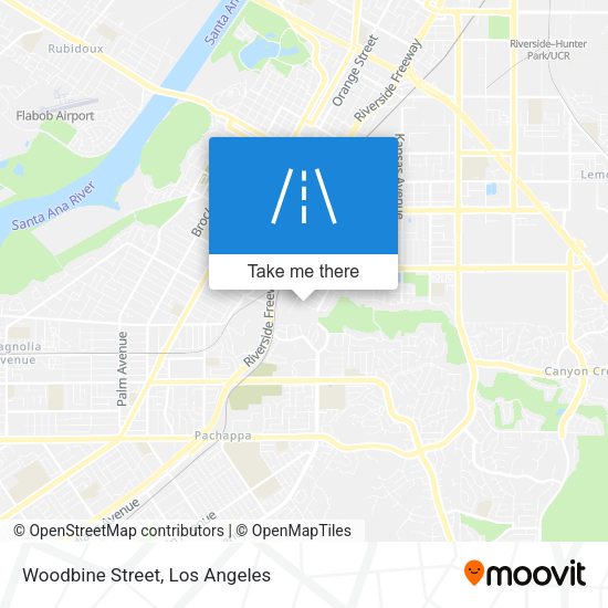 Mapa de Woodbine Street