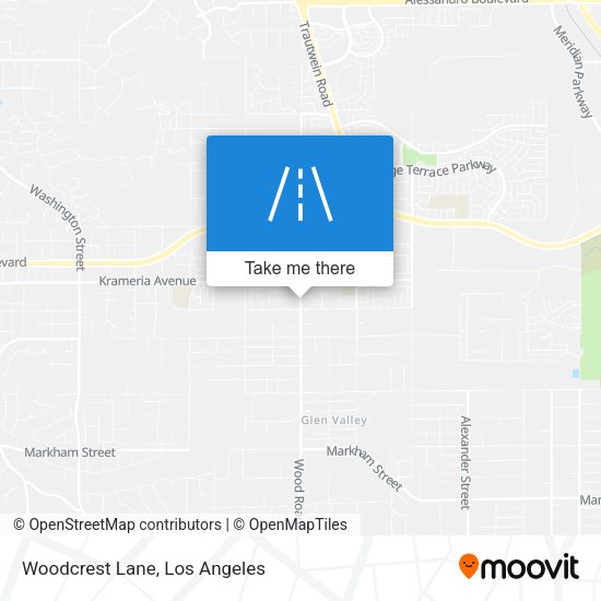 Mapa de Woodcrest Lane