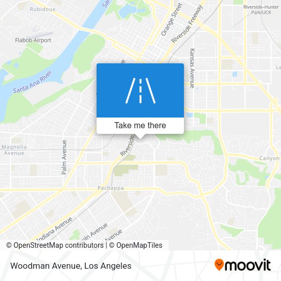 Mapa de Woodman Avenue