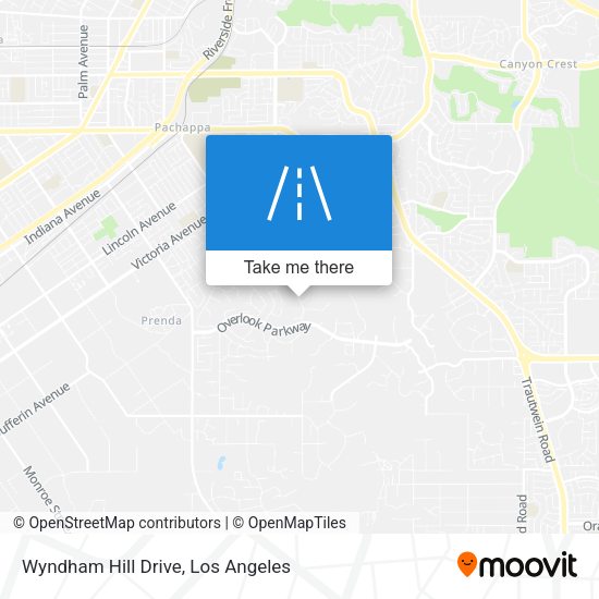 Mapa de Wyndham Hill Drive