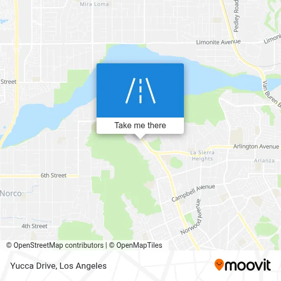 Yucca Drive map