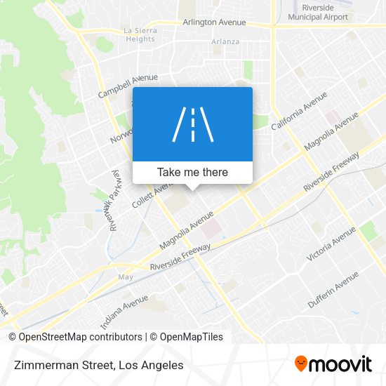 Mapa de Zimmerman Street