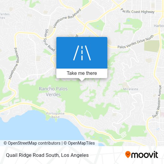 Quail Ridge Road South map