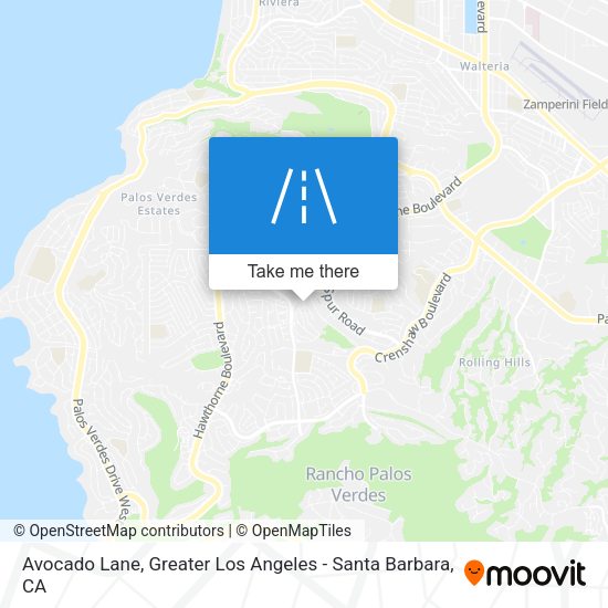 Mapa de Avocado Lane