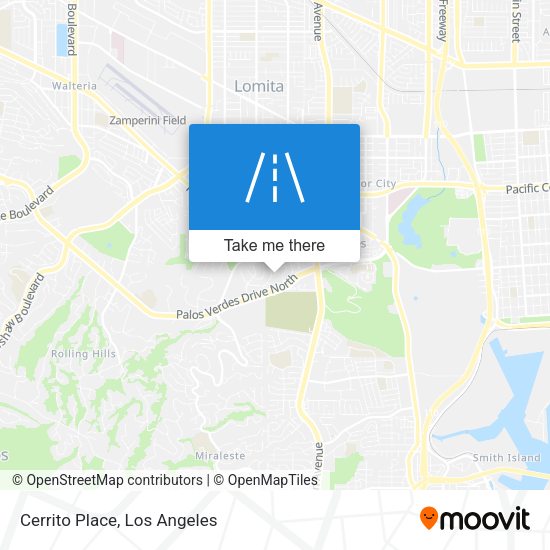 Mapa de Cerrito Place