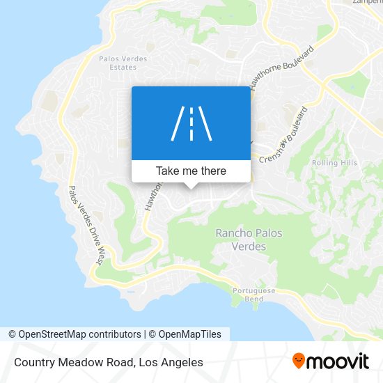 Country Meadow Road map
