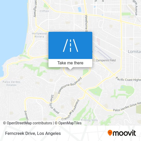 Ferncreek Drive map