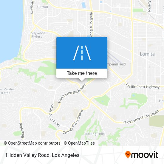 Mapa de Hidden Valley Road