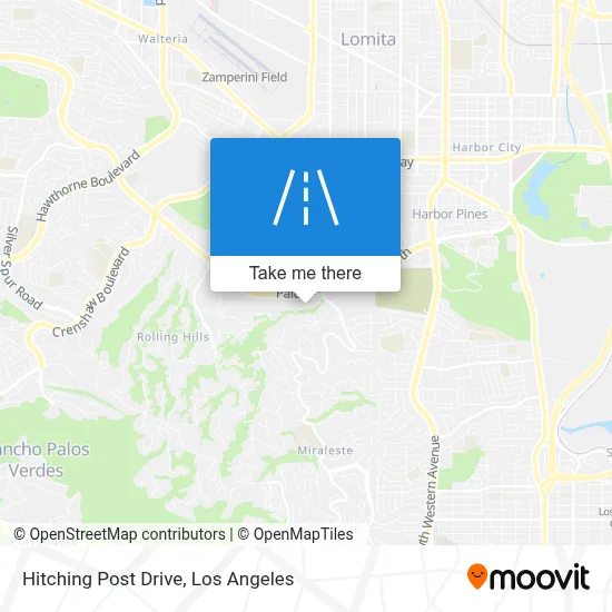 Hitching Post Drive map