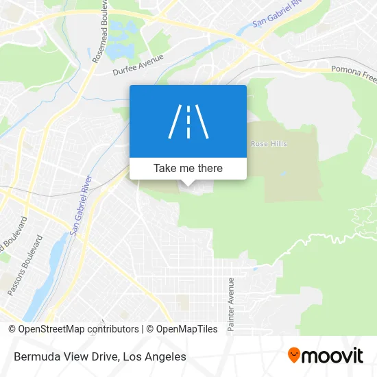 Bermuda View Drive map