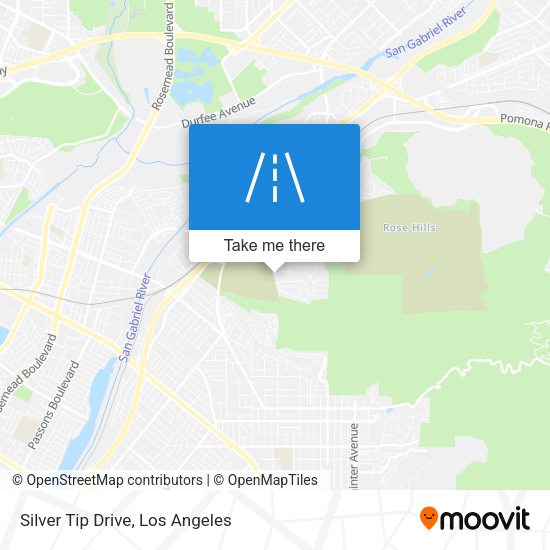 Silver Tip Drive map