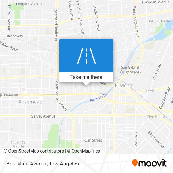 Brookline Avenue map