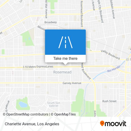 Chariette Avenue map