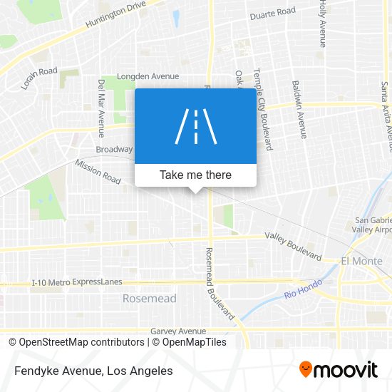 Mapa de Fendyke Avenue