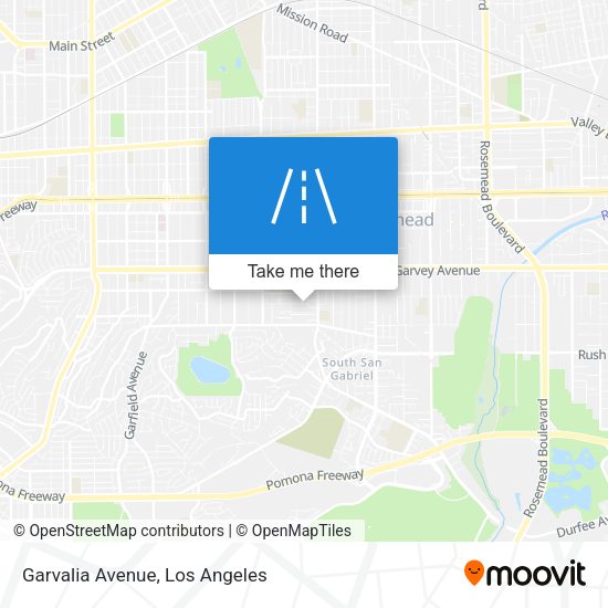 Garvalia Avenue map
