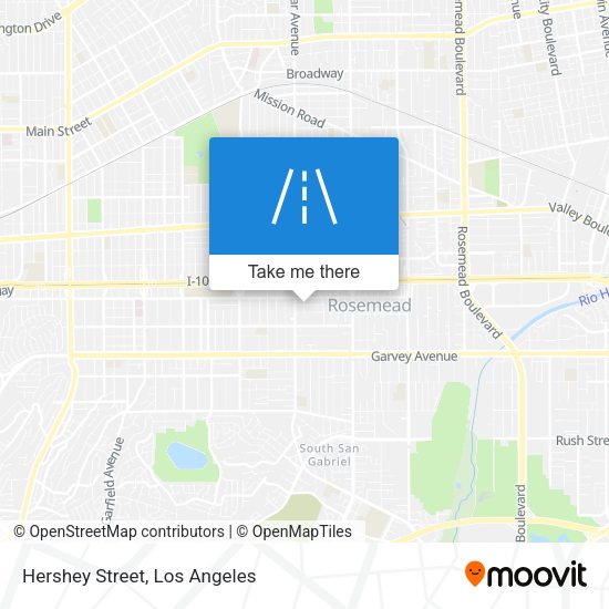 Mapa de Hershey Street