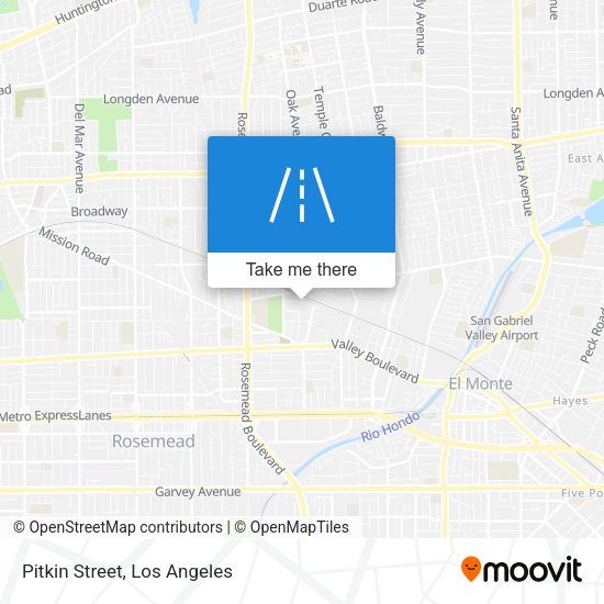 Mapa de Pitkin Street