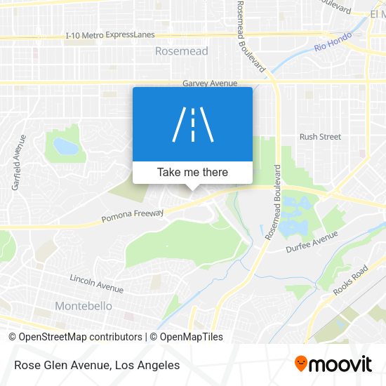 Mapa de Rose Glen Avenue
