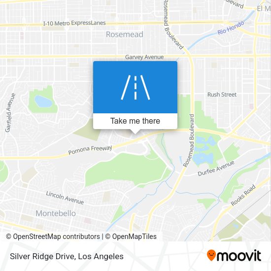 Mapa de Silver Ridge Drive