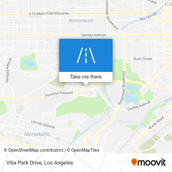 Villa Park Drive map