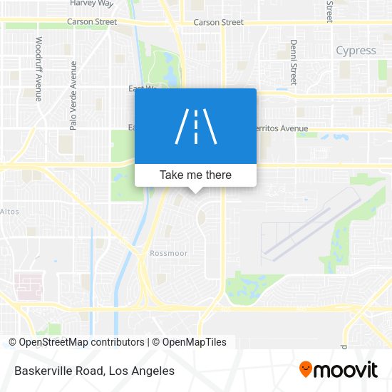 Baskerville Road map