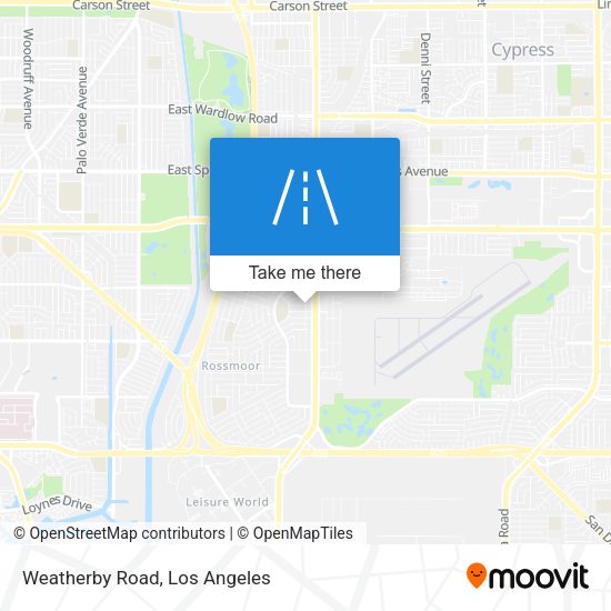 Mapa de Weatherby Road