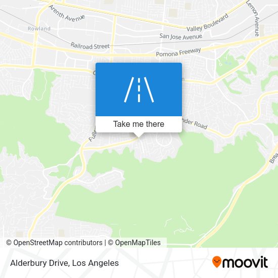 Mapa de Alderbury Drive