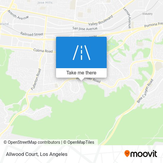 Mapa de Allwood Court