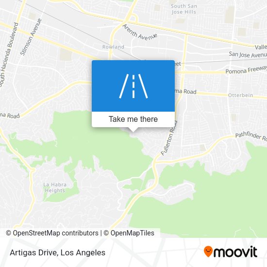 Mapa de Artigas Drive