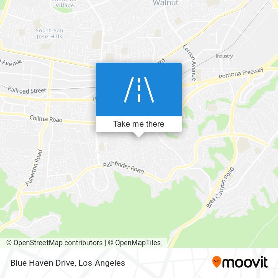 Blue Haven Drive map
