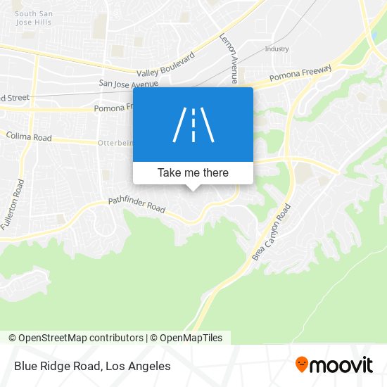 Mapa de Blue Ridge Road