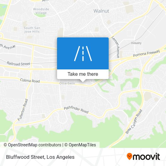 Mapa de Bluffwood Street