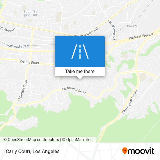 Mapa de Carly Court