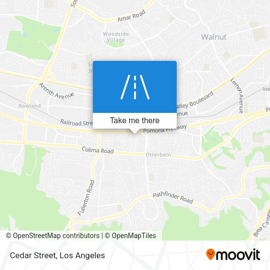 Mapa de Cedar Street